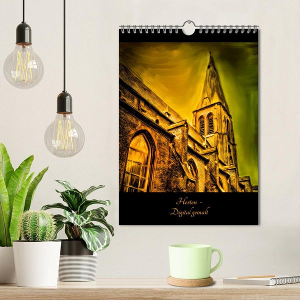 Produktbild: Herten - Digital gemalt (Wandkalender 2026 DIN A4 hoch), CALVENDO Monatskalender