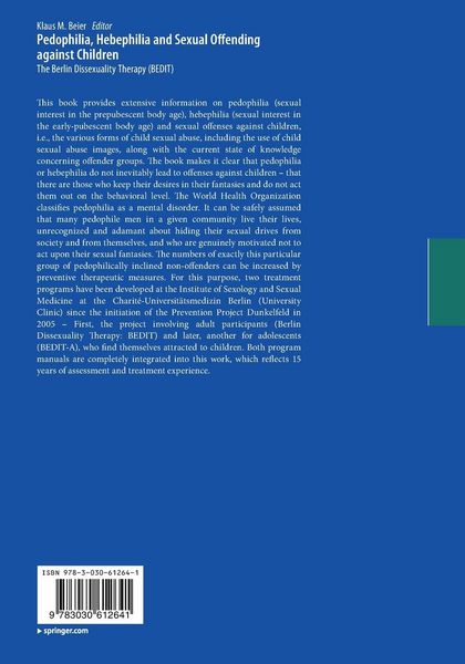 Produktbild: Pedophilia, Hebephilia and Sexual Offending against Children