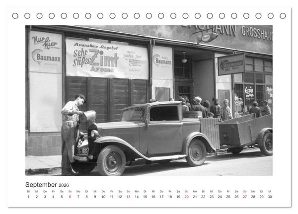 Produktbild: Leipzig : Fotografien von Karl Heinz Mai (1920-1964) (Tischkalender 2026 DIN A5 quer), CALVENDO Monatskalender