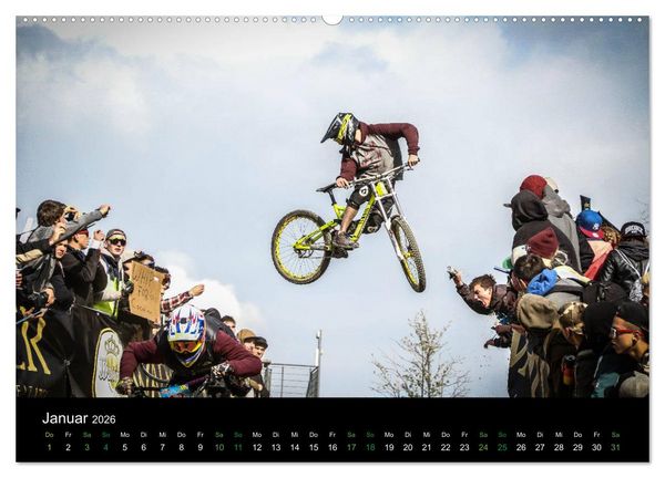 Produktbild: Downhill Racing 2026 (hochwertiger Premium Wandkalender 2026 DIN A2 quer), Kunstdruck in Hochglanz