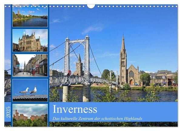 Inverness (Wandkalender 2025 DIN A3 quer), CALVENDO Monatskalender