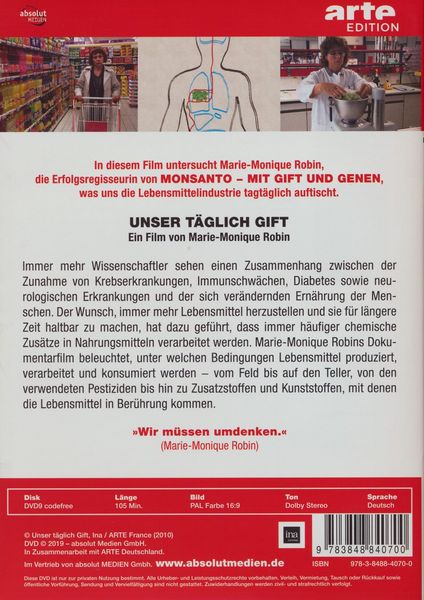 Produktbild: Unser t&auml;glich Gift. Wie die Lebensmittelindustrie unser Essen vergiftet (Neuauflage)