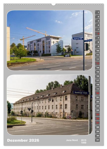 Produktbild: Jena im Wandel (Wandkalender 2026 DIN A2 hoch), CALVENDO Monatskalender