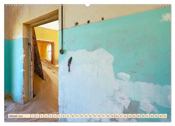 Produktbild: Kolmannskuppe Lost Place in Namibia (Wandkalender 2026 DIN A2 quer), CALVENDO Monatskalender
