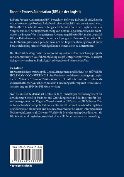 Produktbild: Robotic Process Automation (RPA) in der Logistik