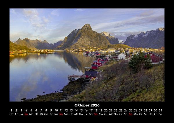 Produktbild: Die Seen der Erde 2026 Fotokalender DIN A3