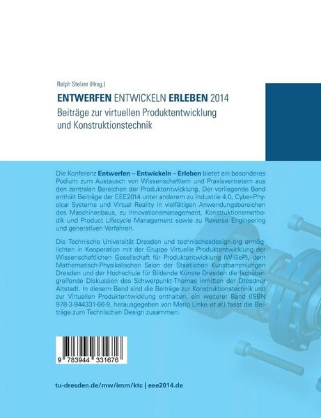 Produktbild: Entwickeln &ndash; Entwerfen &ndash; Erleben 2014