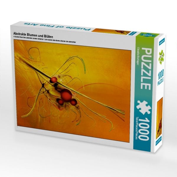 Produktbild: CALVENDO Puzzle Abstrakte Blumen und Bl&uuml;ten | 1000 Teile Lege-Gr&ouml;&szlig;e 64x48cm Foto-Puzzle f&uuml;r gl&uuml;ckliche Stunden