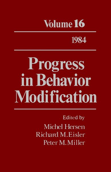 Produktbild: Progress in Behavior Modification