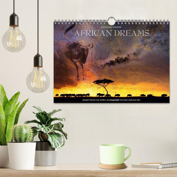 Produktbild: Emotionale Momente: African Dreams (Wandkalender 2026 DIN A4 quer), CALVENDO Monatskalender