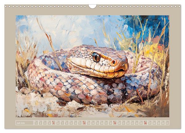 Produktbild: Wilde Sch&ouml;nheiten. Ein Jahr mit majest&auml;tischen Tieren (Wandkalender 2026 DIN A3 quer), CALVENDO Monatskalender