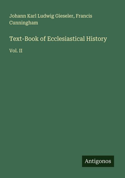 Produktbild: Text-Book of Ecclesiastical History