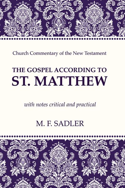 Produktbild: The Gospel According to St. Matthew
