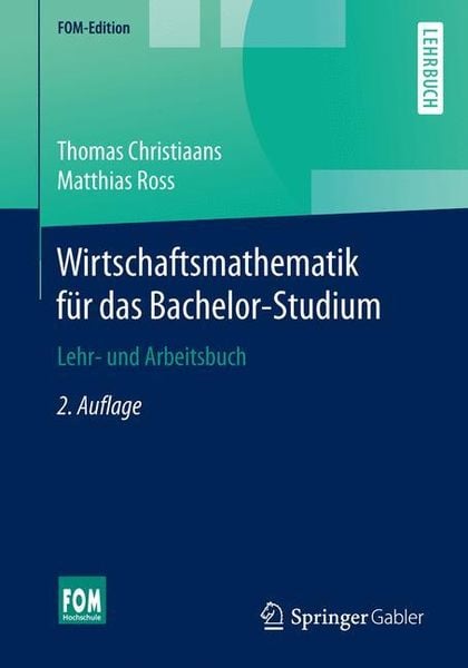 Produktbild: Wirtschaftsmathematik f&uuml;r das Bachelor-Studium
