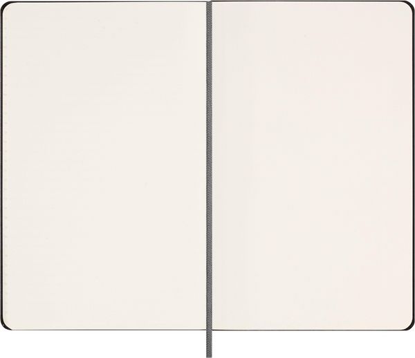 Produktbild: Moleskine undatierter Wochen Notizkalender, L/A5, 1 Wo = 1 Seite, Rechts linierte Seite, Fester Einband mit Textpr&auml;gung gold, Schwarz