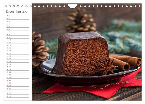 Produktbild: Mhhh... Kuchenzeit Mein K&uuml;chenplaner (Wandkalender 2027 DIN A4 quer), CALVENDO Monatskalender
