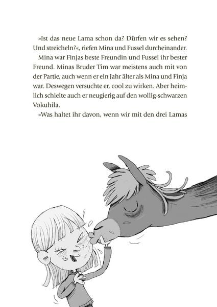 Produktbild: Die Lama-Gang. Mit Herz und Spucke 1: Ein Fall f&uuml;r alle Felle