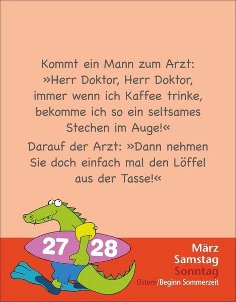 Produktbild: Witze f&uuml;r Kids Tagesabrei&szlig;kalender 2027