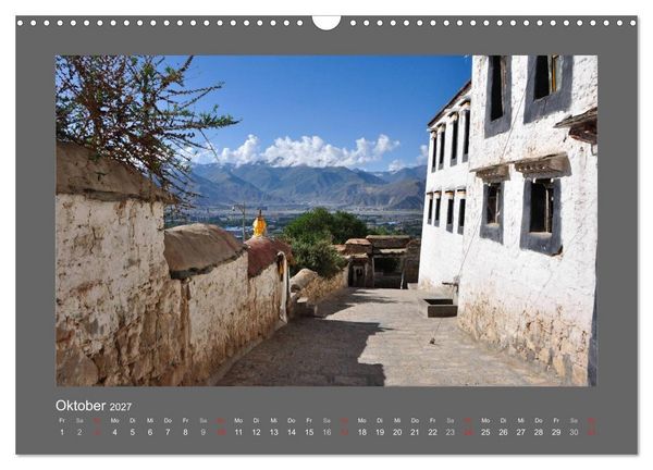 Produktbild: Tibet - Auf dem Dach der Welt (Wandkalender 2027 DIN A3 quer), CALVENDO Monatskalender