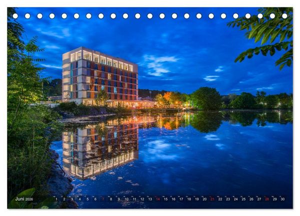 Produktbild: Ulm f&uuml;r Nachtspatzen (Tischkalender 2026 DIN A5 quer), CALVENDO Monatskalender