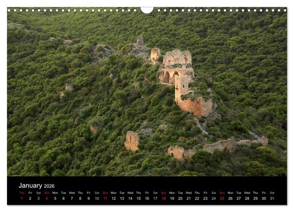 Produktbild: Monuments of Israel 2026 (Wall Calendar 2026 DIN A3 landscape), CALVENDO 12 Month Wall Calendar