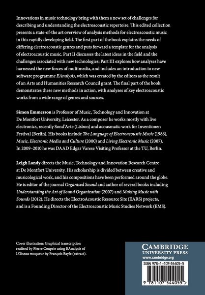 Produktbild: Expanding the Horizon of Electroacoustic Music Analysis