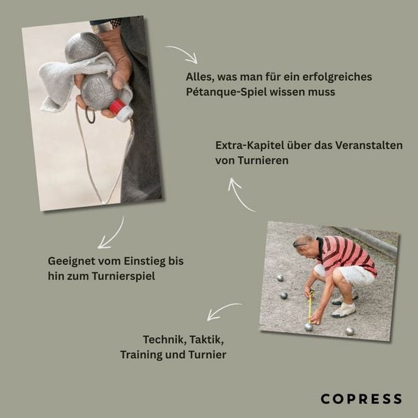 Produktbild: P&eacute;tanque. Grundlagen, Technik, Taktik, Training, Spielformen.