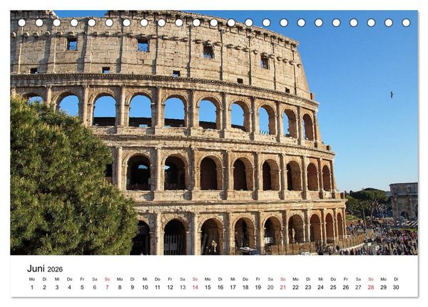 Produktbild: Einzigartiges Italien (Tischkalender 2026 DIN A5 quer), CALVENDO Monatskalender