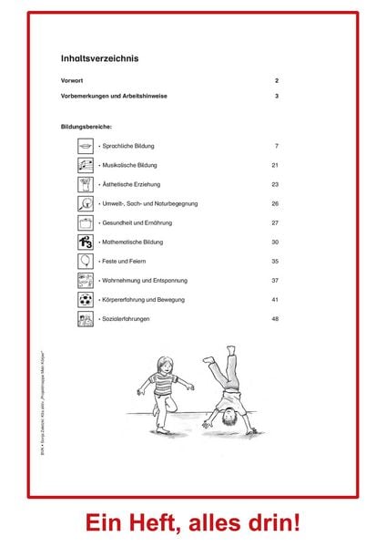 Produktbild: Kita aktiv Projektmappe Mein K&ouml;rper