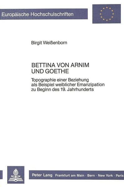 Produktbild: Bettina von Arnim und Goethe