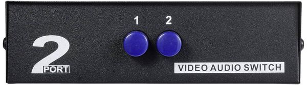 Produktbild: SpeaKa Professional SP-11175216 2 Port Composite-Switch mit Audio-Ports