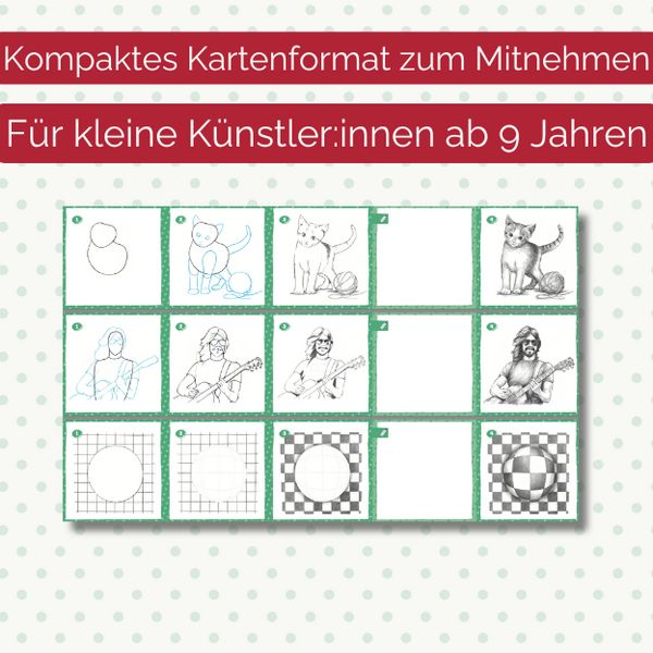 Produktbild: Die Kunst des Zeichnens f&uuml;r Kinder Zickzack-Zeichenkarten