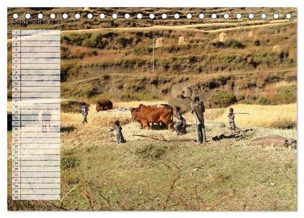 Produktbild: Abenteuer &Auml;thiopien (Tischkalender 2026 DIN A5 quer), CALVENDO Monatskalender