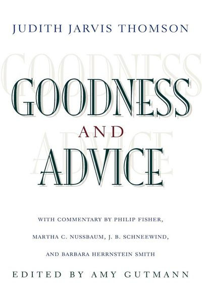 Produktbild: Goodness and Advice