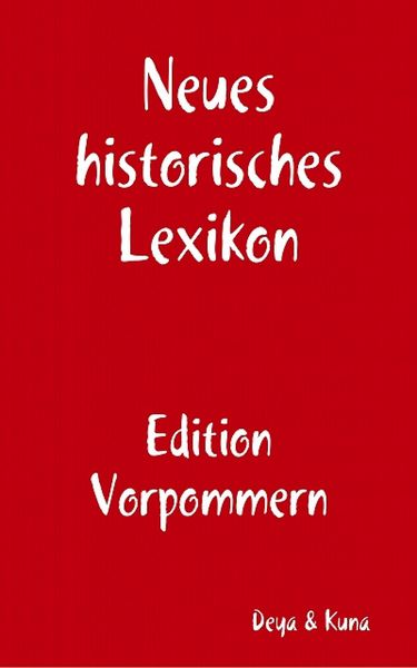 Produktbild: Neues historisches Lexikon