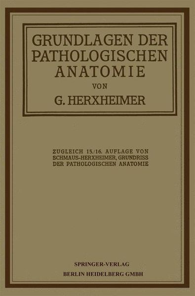 Produktbild: Grundlagen der pathologischen Anatomie f&uuml;r Studierende und &Auml;rzte