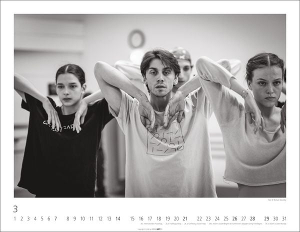 Produktbild: Ballettsaal - Stuttgarter Ballett Kalender 2027 - Stuttgarter Ballett
