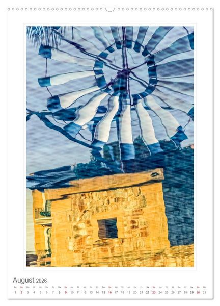 Produktbild: Wasserreflexionen (hochwertiger Premium Wandkalender 2026 DIN A2 hoch), Kunstdruck in Hochglanz