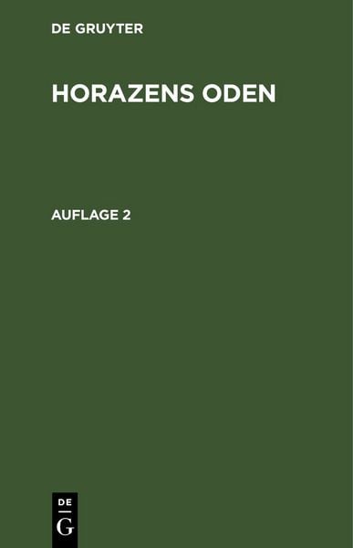 Produktbild: Horazens Oden