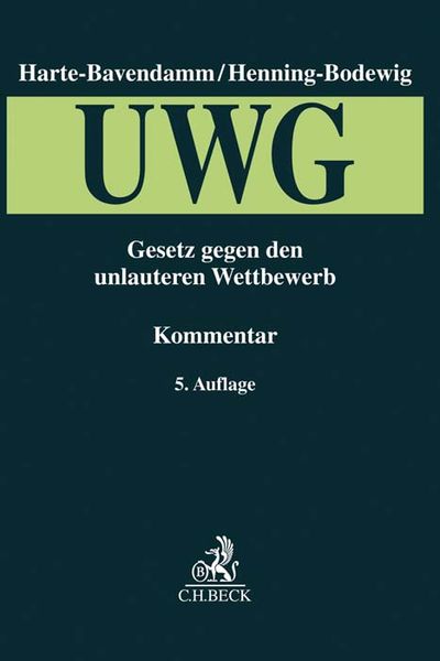 Produktbild: Gesetz gegen den unlauteren Wettbewerb (UWG). UWG