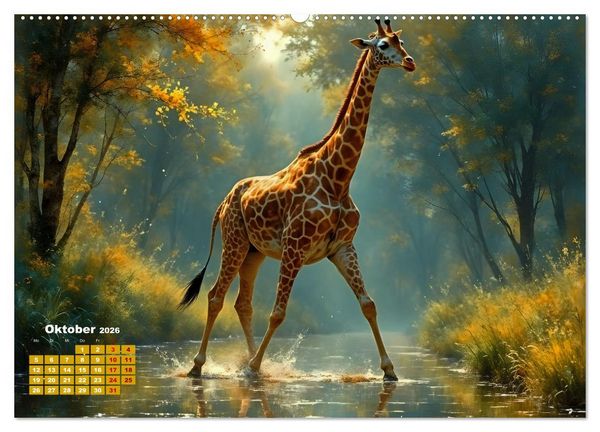 Produktbild: Wildlife im Fokus - Begegnungen auf Augenh&ouml;he (Wandkalender 2026 DIN A2 quer), CALVENDO Monatskalender