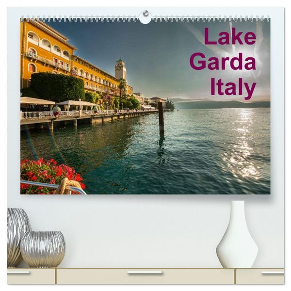 Produktbild: Lake Garda Italy (High Quality Premium Wall Calendar 2026 DIN A2 landscape),CALVENDO 12 Month Wall Calendar