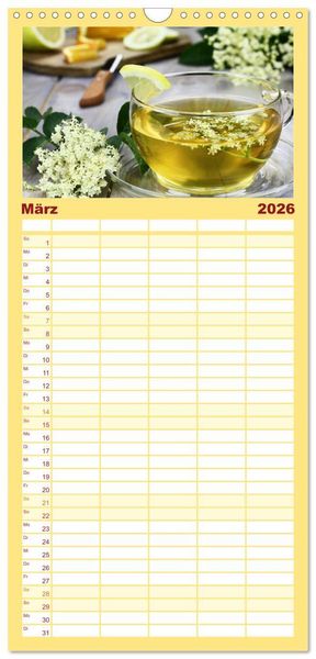 Produktbild: Familienplaner 2026 - Großmutter´s Küche mit 5 Spalten (Wandkalender, 21 x 45 cm) CALVENDO