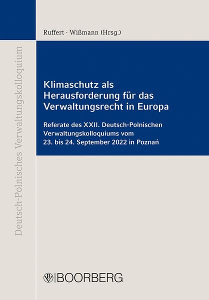 Produktbild: Klimaschutz als Herausforderung f&uuml;r das Verwaltungsrecht in Europa