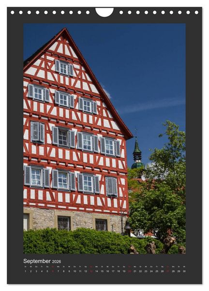 Produktbild: Waiblingen - Spaziergang durch die Altstadt (Wandkalender 2026 DIN A4 hoch), CALVENDO Monatskalender