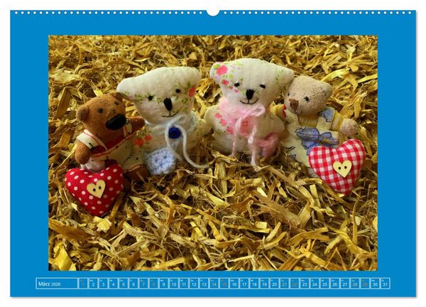 Produktbild: Der Baerchenladen, Teddys und Kunst zum Verlieben (Wandkalender 2026 DIN A2 quer), CALVENDO Monatskalender