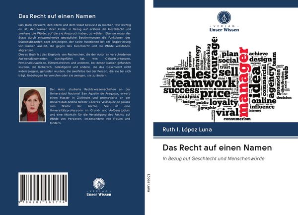 Das Recht auf einen Namen, Taschenbuch von Ruth I. López Luna, Verlag Unser Wissen, 9786202965774