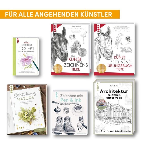 Produktbild: Die Kunst des Zeichnens 10 Steps - Die gro&szlig;e Sammlung