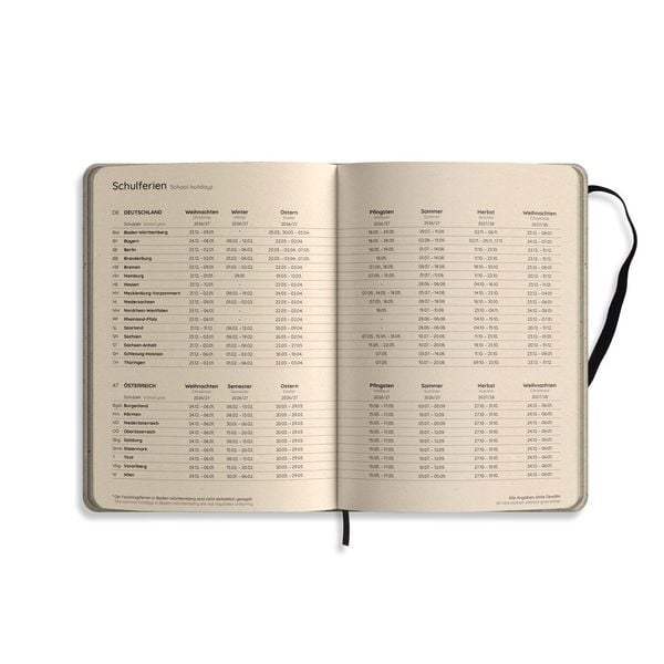 Produktbild: matabooks &ndash; A5 Kalender Samaya 2027 Farbe: Nature M (DE/EN)