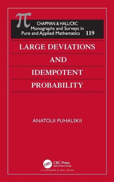 Produktbild: Puhalskii, A: Large Deviations and Idempotent Probability